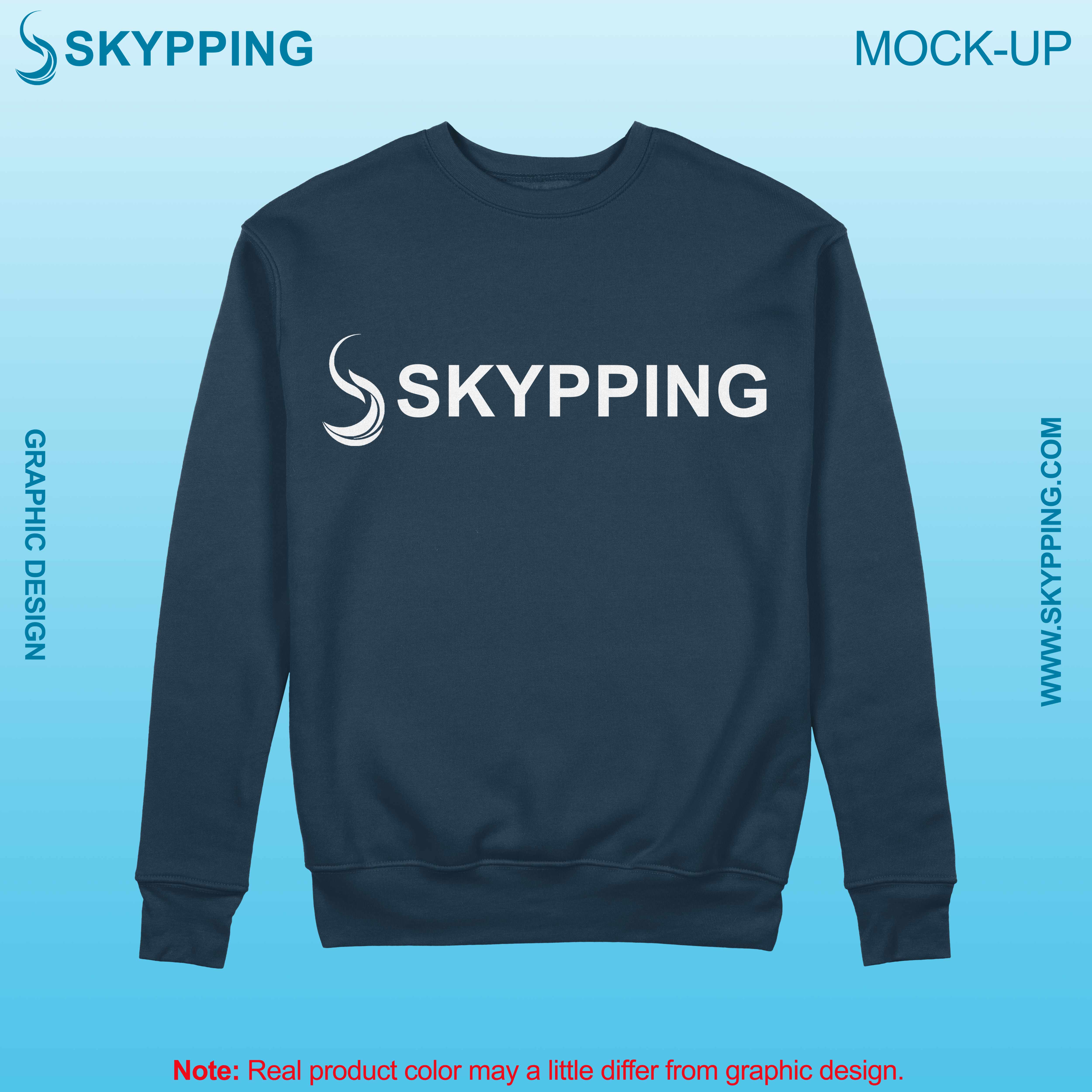 Sweatshirt with set-in style sleeve